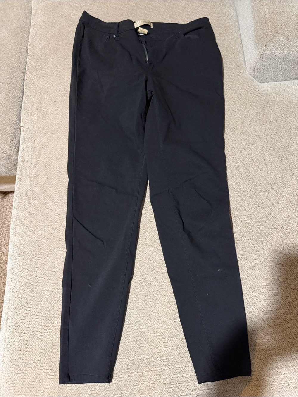 Hybrid & company Black Slim Straight Trousers